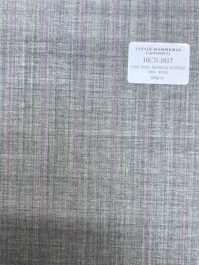 16CN1617 26SS VBC Vitale Barberis Canonico Tejidos para trajes tropicales de lana pura