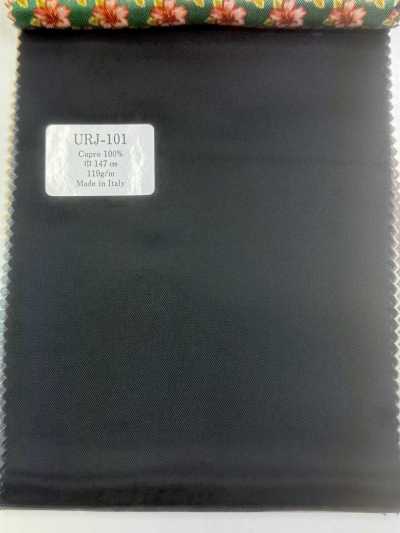 URJ-101 Hecho en Italia Cupro 100% Forro estampado negro liso