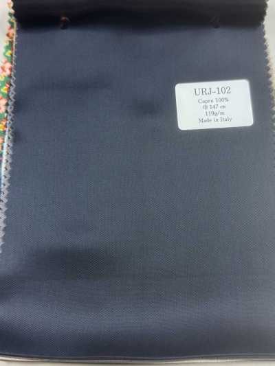URJ-102 Hecho en Italia Forro estampado de Cupro 100%, liso, gris oscuro