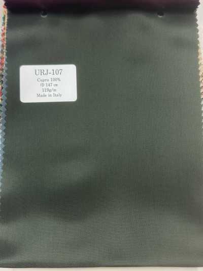 URJ-107 Forro estampado de cupro 100% hecho en Italia, verde liso