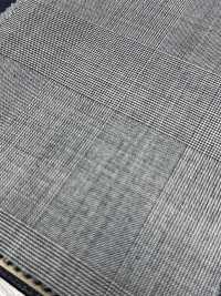 M02053-9 Línea Exclusiva KUNISHIMA1850 [Lana Extrafina 140's] Cuadros Glen Blancos Y Negros[Textil] Compañía Kunishima Co., Ltd. Subfoto
