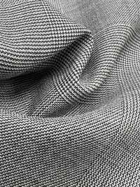 M02053-9 Línea Exclusiva KUNISHIMA1850 [Lana Extrafina 140's] Cuadros Glen Blancos Y Negros[Textil] Compañía Kunishima Co., Ltd. Subfoto