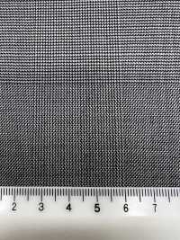 M02053-9 Línea Exclusiva KUNISHIMA1850 [Lana Extrafina 140's] Cuadros Glen Blancos Y Negros[Textil] Compañía Kunishima Co., Ltd. Subfoto