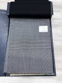 M02053-9 Línea Exclusiva KUNISHIMA1850 [Lana Extrafina 140's] Cuadros Glen Blancos Y Negros[Textil] Compañía Kunishima Co., Ltd. Subfoto