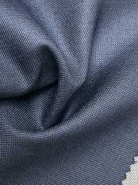 M02054-2 Línea Exclusiva KUNISHIMA1850 【Lana Extrafina 140’s】 Piel De Tiburón Azul[Textil] Compañía Kunishima Co., Ltd. Subfoto