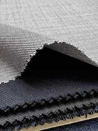 M02054-9 Línea Exclusiva KUNISHIMA1850 [Lana Extrafina 140's] Piel De Tiburón Blanca Y Negra[Textil] Compañía Kunishima Co., Ltd. Subfoto