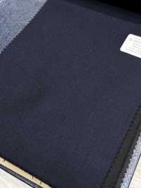 M02049-3 KUNISHIMA1850 Línea Exclusiva 【Lana Peinada Superfina】Azul Marino Sin Estampado[Textil] Compañía Kunishima Co., Ltd. Subfoto
