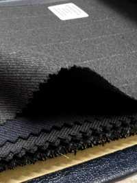 M02060-4 Línea Exclusiva KUNISHIMA1850 【Lana Peinada Superfina】Raya De Tiza Gris[Textil] Compañía Kunishima Co., Ltd. Subfoto