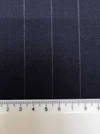 M02061-2 Línea Exclusiva KUNISHIMA1850 【Lana Peinada Superfina】Raya Azul Marino[Textil] Compañía Kunishima Co., Ltd. Subfoto