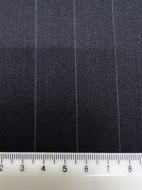 M02062-4 Línea Exclusiva KUNISHIMA1850 【Lana Peinada Superfina】Espiga Azul Marino[Textil] Compañía Kunishima Co., Ltd. Subfoto