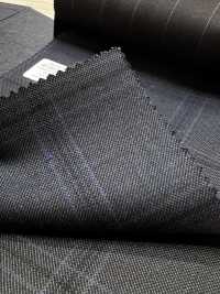 M02063-3 Línea Exclusiva KUNISHIMA1850 【Lana Peinada Superfina】Cuadros Azules[Textil] Compañía Kunishima Co., Ltd. Subfoto