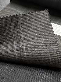 M02063-5 Línea Exclusiva KUNISHIMA1850 【Lana Peinada Superfina】Cuadros Grises[Textil] Compañía Kunishima Co., Ltd. Subfoto