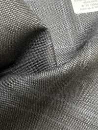 M02063-5 Línea Exclusiva KUNISHIMA1850 【Lana Peinada Superfina】Cuadros Grises[Textil] Compañía Kunishima Co., Ltd. Subfoto