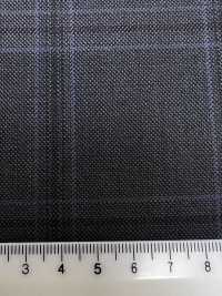 M02063-5 Línea Exclusiva KUNISHIMA1850 【Lana Peinada Superfina】Cuadros Grises[Textil] Compañía Kunishima Co., Ltd. Subfoto