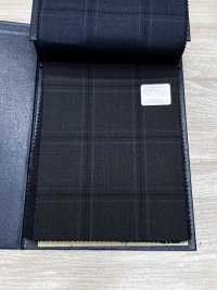 M02063-5 Línea Exclusiva KUNISHIMA1850 【Lana Peinada Superfina】Cuadros Grises[Textil] Compañía Kunishima Co., Ltd. Subfoto