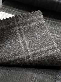 M02065-4 Línea Exclusiva KUNISHIMA1850 【Lana Peinada Superfina】Cuadros Gris Jaspeado[Textil] Compañía Kunishima Co., Ltd. Subfoto
