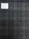 M02065-4 Línea Exclusiva KUNISHIMA1850 【Lana Peinada Superfina】Cuadros Gris Jaspeado