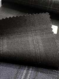 M02066-4 Línea Exclusiva KUNISHIMA1850 【Lana Peinada Superfina】Cuadros Gris Jaspeado[Textil] Compañía Kunishima Co., Ltd. Subfoto