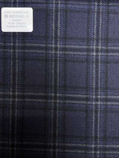 M02045-3 KUNISHIMA1850 Línea exclusiva [SOMO CASHMERE 100%] Cuadro 3D azul marino