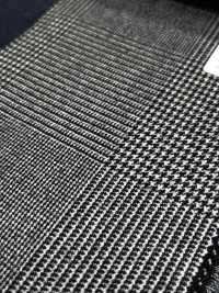 M02046-9 Línea Exclusiva KUNISHIMA1850 【SOMO CASHMERE 100%】 Cuadros Grandes En Blanco Y Negro[Textil] Compañía Kunishima Co., Ltd. Subfoto
