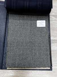 M02046-9 Línea Exclusiva KUNISHIMA1850 【SOMO CASHMERE 100%】 Cuadros Grandes En Blanco Y Negro[Textil] Compañía Kunishima Co., Ltd. Subfoto