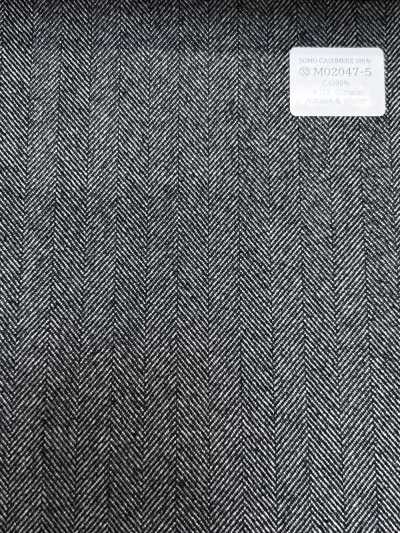M02047-5 KUNISHIMA1850 Línea exclusiva [SOMO CASHMERE 100%] Espiga gris