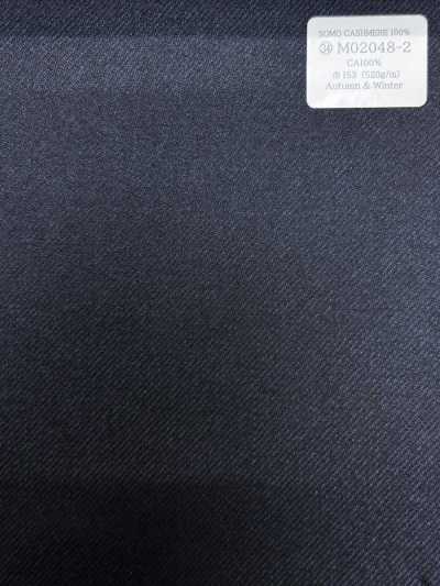 M02048-2 KUNISHIMA1850 Línea exclusiva [SOMO CACHEMIRA 100%] Azul marino liso