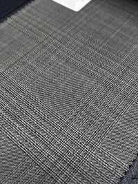 M02069-9 KUNISHIMA1850 Línea exclusiva [cuadros Príncipe de Gales] cuadros negros y blancos[Textil] Compañía Kunishima Co., Ltd. Más fotos