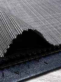 M02069-9 KUNISHIMA1850 Línea exclusiva [cuadros Príncipe de Gales] cuadros negros y blancos[Textil] Compañía Kunishima Co., Ltd. Más fotos