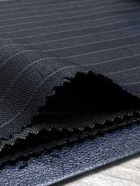 M02067-2 Línea Exclusiva KUNISHIMA1850 【Raya Ejecutiva W/S】 Raya Azul Marino Oscuro[Textil] Compañía Kunishima Co., Ltd. Subfoto