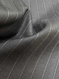 M02067-4 Línea Exclusiva KUNISHIMA1850 【Raya Ejecutiva W/S】 Raya Gris Cielo Carbón Oscuro[Textil] Compañía Kunishima Co., Ltd. Subfoto
