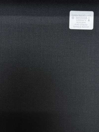 M02108-1 Línea exclusiva KUNISHIMA1850 [Hachisu Wool] Negro/estampado pequeño