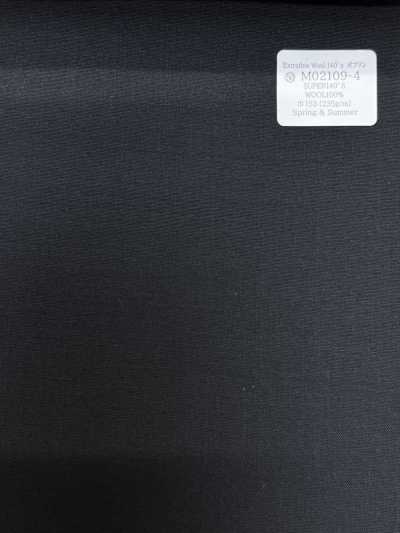 M02109-4 KUNISHIMA1850 Línea exclusiva [Popelina] liso gris carbón oscuro