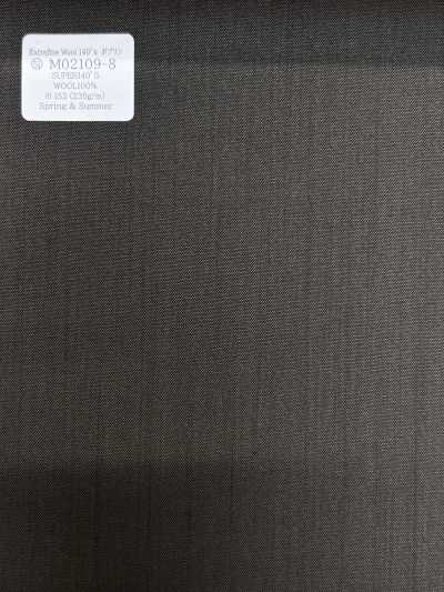 M02109-8 KUNISHIMA1850 Línea exclusiva [Popelina] Marrón liso