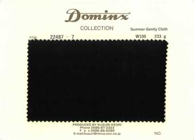 22487-7 Tela suave de verano 100% lana DOMINX (Dominx) Negro