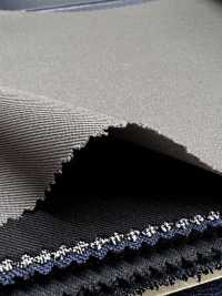 M20255-7 Línea Exclusiva KUNISHIMA1850 【GABARDINA SÚPER EXCLUSIVA】 Gris Beige Sin Estampado[Textil] Compañía Kunishima Co., Ltd. Subfoto