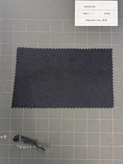 1AFC62-39 [Stock limitado] Nikke Textile tejido MAF Beaver azul marino para abrigos
