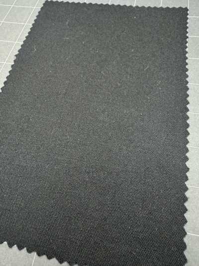 HBZB49-1 [Stock limitado] Nikke Textile tejido de sarga tussah negro formal negro