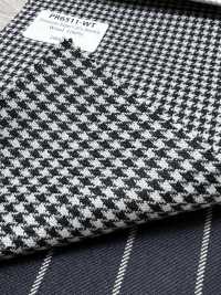 PR6511-WT Gris Pata De Gallo Elástico Premium Super120 De Fabricación Japonesa Estándar[Textil] Más fotos