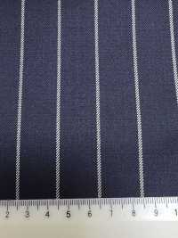 PR6521-NV Rayas Elásticas Azul Marino Estándar Japonesas Prémium Super120's[Textil] Más fotos
