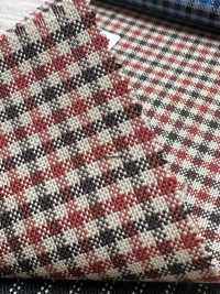 MH6511-BR Lana Japonesa Estándar Peinada Con Mohair (Estilo Tonic), A Cuadros Marrón[Textil] Más fotos