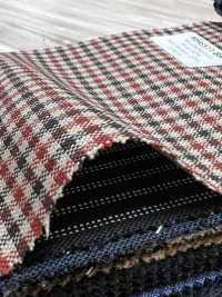 MH6511-BR Lana Japonesa Estándar Peinada Con Mohair (Estilo Tonic), A Cuadros Marrón[Textil] Más fotos