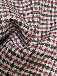 MH6511-BR Lana Japonesa Estándar Peinada Con Mohair (Estilo Tonic), A Cuadros Marrón[Textil] Más fotos