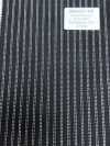 MH6521-BK Lana Japonesa Estándar De Mohair Peinado (Estilo Tonic), A Rayas Negras