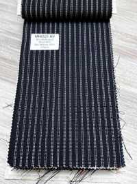MH6521-NV Lana Japonesa Estándar Peinada De Lana Y Mohair (Estilo Tonic) A Rayas Azul Marino[Textil] Más fotos