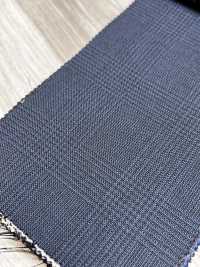 MH2431-NV Lana Japonesa Estándar Peinada De Lana Y Mohair (Estilo Tonic), Cuadros Azul Marino[Textil] Más fotos