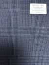 MH2431-NV Lana Japonesa Estándar Peinada De Lana Y Mohair (Estilo Tonic), Cuadros Azul Marino
