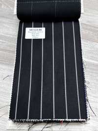 SK5524-BK Rayas Elásticas Estándar Japonesas De Lana Y Seda Negras[Textil] Más fotos