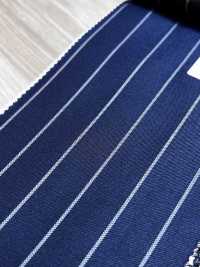 SK5524-BL Rayado Elástico Estándar Japonés De Lana Y Seda, Azul Marino[Textil] Más fotos