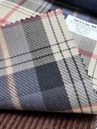 SK5536-BE Tejido Estándar Japonés Elástico De Seda Y Lana, De Cuadros, Beige[Textil] Más fotos